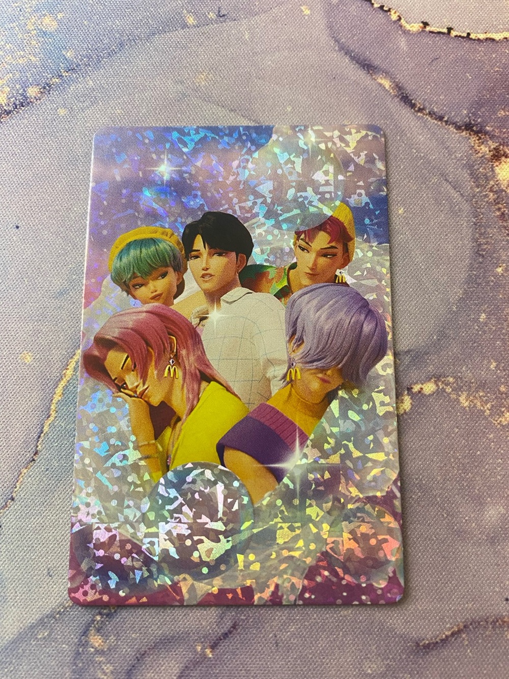 Kpop Demon Hunters Saja Boys group trading card